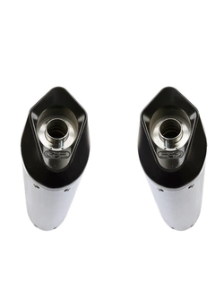 Tłumik motocyklowy G.P.R Furore Nero Ducati Monster 800 (03-05) montowany wyżej od fabrycznego tłumika, aluminiowy [z homologacją]