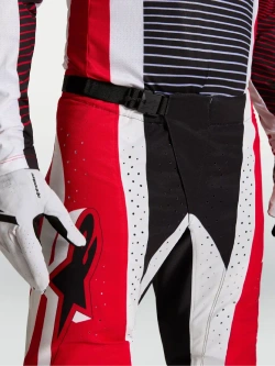 Spodnie cross Alpinestars MX Techstar Maven czarno-biało-czerwone
