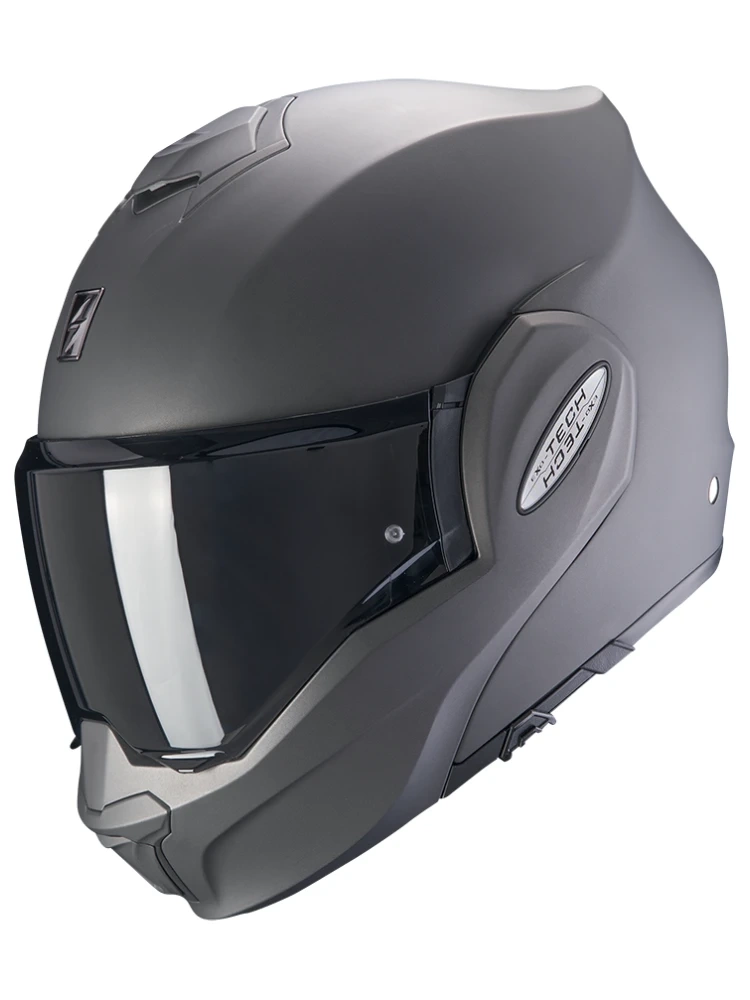Kask szczękowy Scorpion Exo-Tech Evo Solid antracytowy matowy