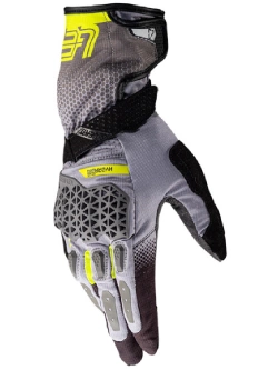 Rękawice motocyklowe Leatt Hydradri 5.5 Viz czarno-szaro-żółte