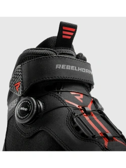 Buty motocyklowe Rebelhorn Spark 3 czarno-czerwone