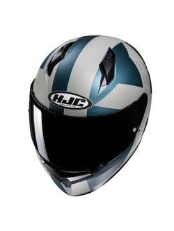 Kask integralny HJC C10 Tez niebiesko-srebrny