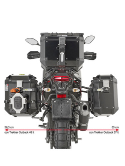 Stelaż kufrów bocznych Monokey GIVI Cam-Side PL One-Fit Yamaha Tenere 700 (19-24)/ World Raid (22-25)