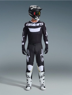 Bluza cross Alpinestars MX Racer Air Riway czarno-biała
