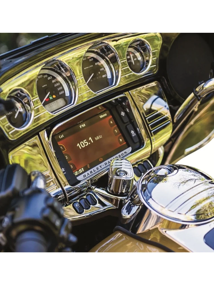 Panel wskaźników Kuryakyn Harley Davidson (wybrane modele) srebrny