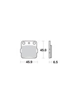 KLOCKI HAMULCOWE SBS 584 SI