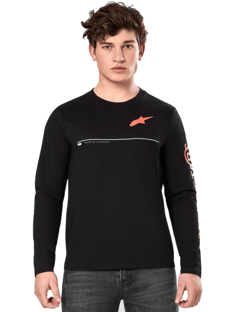 Koszulka z długim rękawem Alpinestars Committed Csf Tee czarna