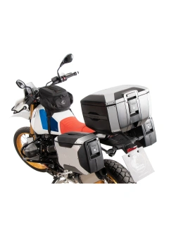 Kufer centralny plastikowy Hepco&Becker Xcore montowany na stelażu Smartrack czarno-srebrny (pojemność: 40 l)