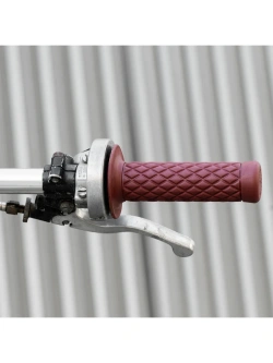 Manetki motocyklowe Biltwell Thruster TPV do kierownic o średnicy 25.4 [mm] czerwone