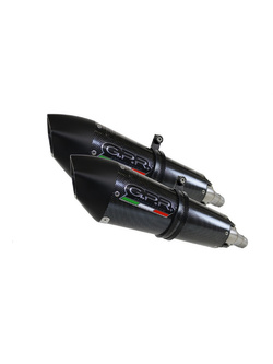 Tłumik G.P.R Gpe Ann. Poppy [Double Slip-On, Stainless Steel] - Yamaha Fjr 1300 [06-16]