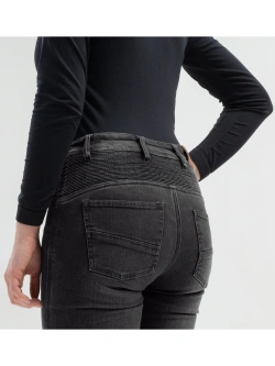 Jeansy motocyklowe damskie Broger Aura czarne