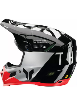 Kask enduro Thor Reflex Sport Strike czarno-czerwony