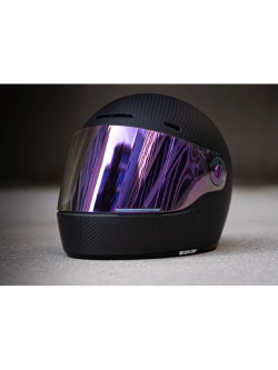 Kask integralny John Doe One Frozen Carbon czarny