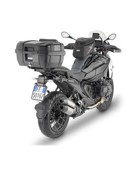 Stelaż pod kufer centralny Monokey GIVI anodowany, czarny BMW C 400 GT/ X (25-) [mocowany za pomocą adaptera]