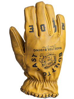 Rękawice motocyklowe John Doe Coyote żółto-czarne