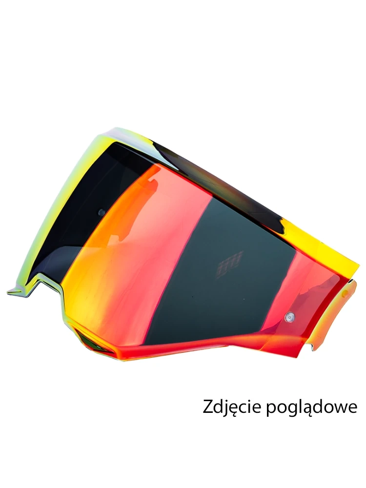 Szybka do kasku Scorpion Exo-Tech Evo/Evo Carbon/Evo Pro lustrzana, czerwona [model: KDF18-1]