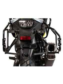 Stelaż boczny do kufrów Cutout Xplorer 40/37 Hepco&Becker do Suzuki V-Strom 800 DE (23-) czarny