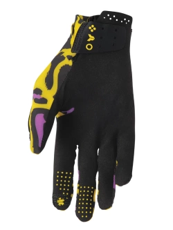 Rękawice cross Thor Sportmode Cheetah żółto-fioletowe