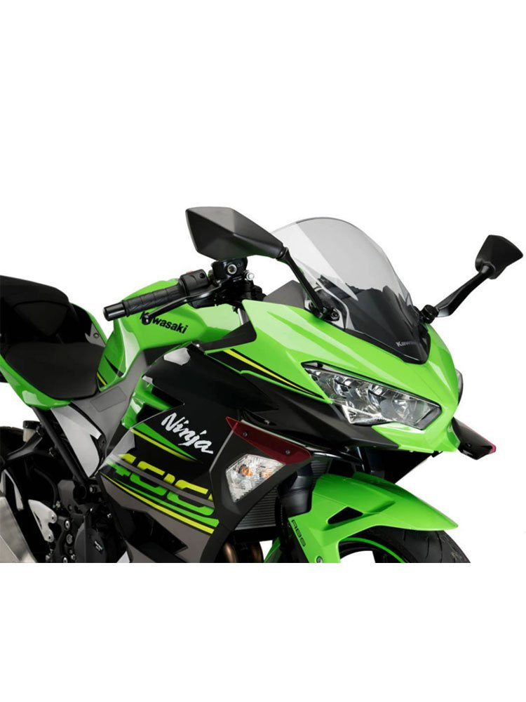 Boczne spoilery dociskowe Puig do Kawasaki Ninja 400 (18-) czerwone