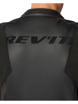 Kurtka motocyklowa skórzana REV’IT! Quadratic czarno-biała