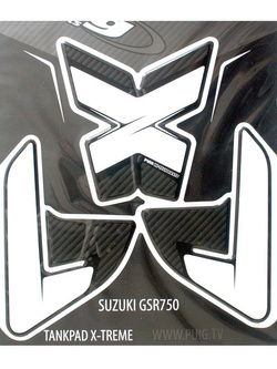 Tankpad PUIG Extreme do Suzuki GSR750 11-16  trzyczęściowy