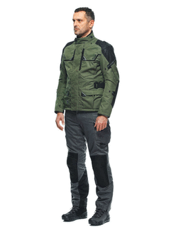 Kurtka motocyklowa tekstylna Dainese Ladakh 3L D-Dry zielono-czarna