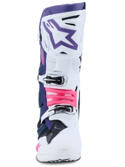 Buty enduro Alpinestars MX Tech 10 biało-fioletowo-niebieskie