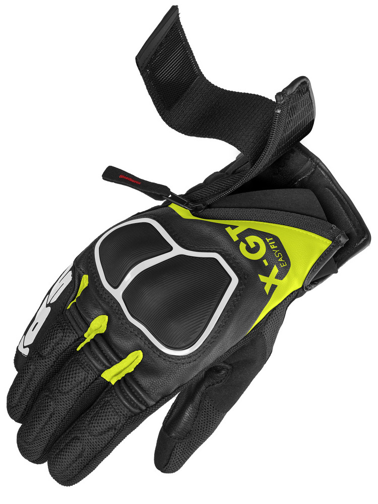 Rękawice motocyklowe Spidi X-GT czarno-żółto-białe