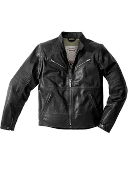 Kurtka motocyklowa skórzana Spidi Garage Robust czarna
