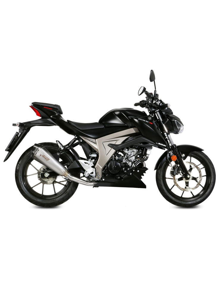 Pełny układ wydechowy (Delta Race) MIVV do Suzuki GSX-R 125 / GSX-S 125 (17-20) srebrny