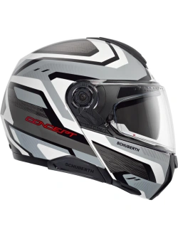 Kask szczękowy Schuberth Concept Kinetic srebrno-biało-szary