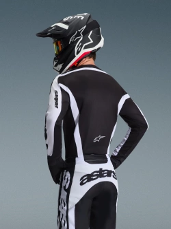 Bluza cross Alpinestars MX Racer Riway biało-czarna