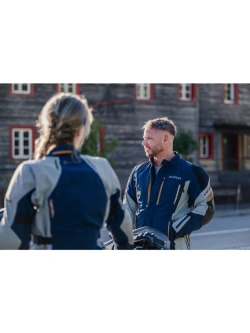 Kurtka motocyklowa tekstylna Klim Latitude niebieska