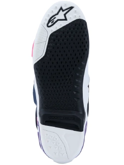 Buty enduro Alpinestars MX Tech 10 biało-fioletowo-niebieskie