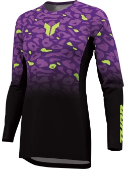 Bluza enduro damska Thor Launchmode Spotted czarno-fioletowa