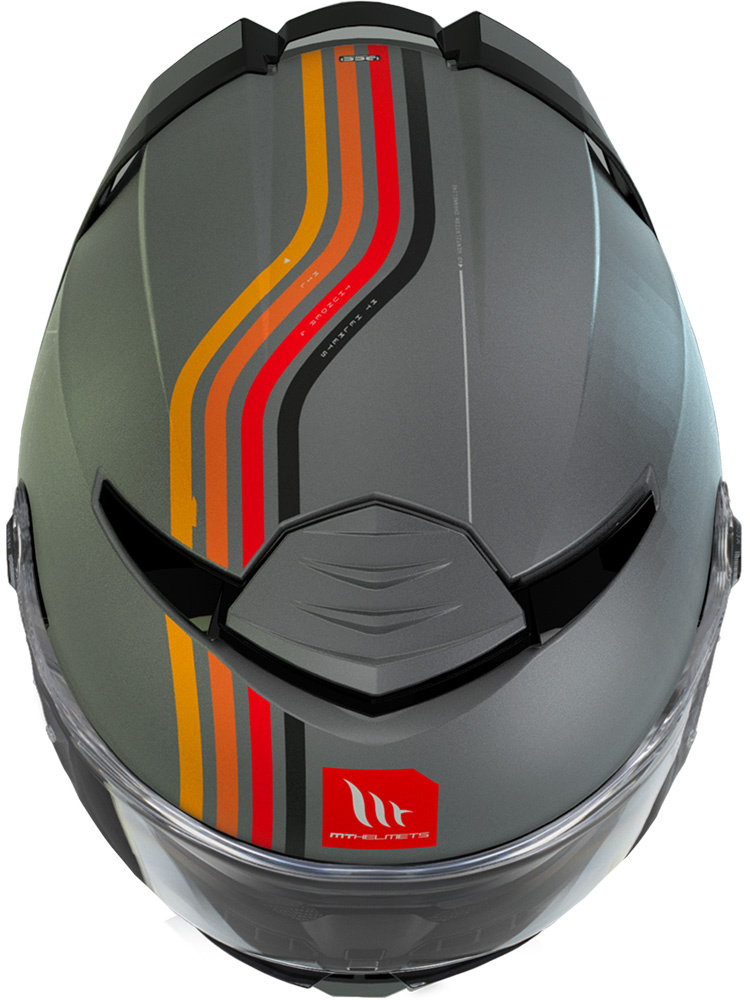 Kask integralny MT Thunder 4 SV Mil szary matowy
