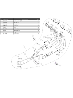 Układ wydechowy bez tłumika Akrapovič BMW S 1000 RR (15-16) [stal nierdzewna]