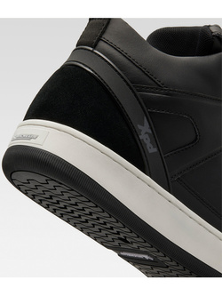 Buty motocyklowe XPD Moto-1 Leather Sneakers czarno-białe