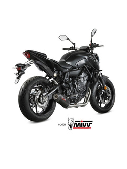 Pełny układ wydechowy (Oval) MIVV do Yamaha MT-07 / FZ-07 (14-) carbon
