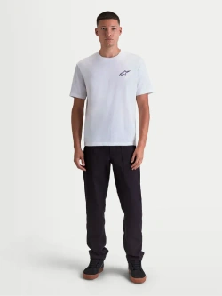 Koszulka z krótkim rękawem Alpinestars Combo Back CSF biała