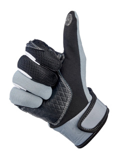 Rękawice cross Biltwell Baja szaro-czarne