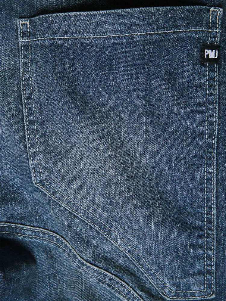 Jeansy motocyklowe PMJ Dallas niebieskie