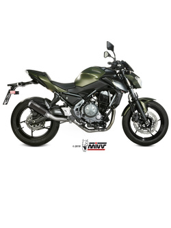 Pełny układ wydechowy (MK3) MIVV do Kawasaki Ninja 650 / Z650 (17-) czarny