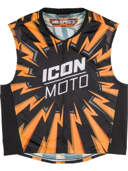 Kamizelka odblaskowa Icon Mil-Spec 3 czarno-pomarańczowa