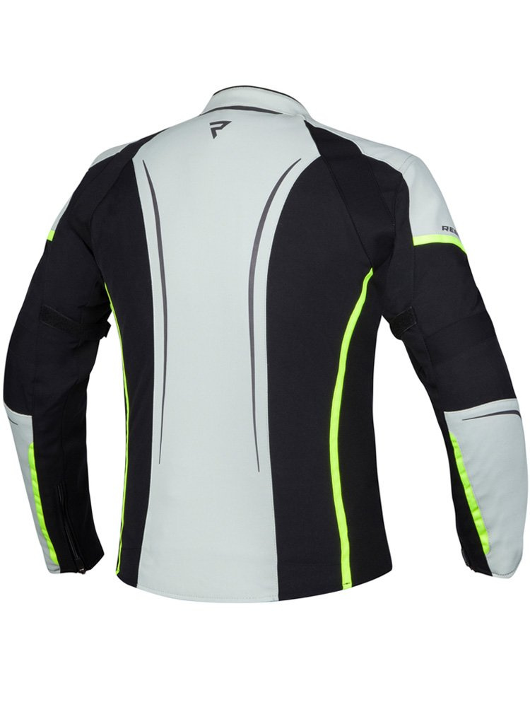 Kurtka motocyklowa damska Rebelhorn Luna czarno-szaro-fluo żółta