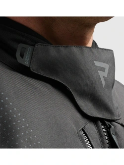 Kurtka motocyklowa tekstylna Rebelhorn Hiker IV czarno-szaro-czerwona