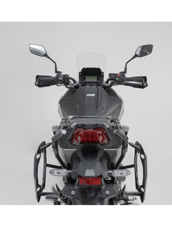 Zestaw: kufry boczne TRAX ADV + stelaże PRO SW-MOTECH 45/45L do motocykla Honda NC750XA/ X (20-) [pojemność 2 x 45 L] czarne