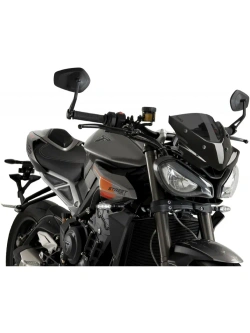 Owiewka motocyklowa sportowa PUIG Naked New Generation Triumph Street Triple 765 R/ RS (23-) mocno przyciemniana