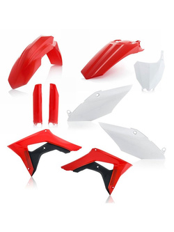 Pełny zestaw plastików Acerbis Honda CRF 250 R [18]/ 450 R [17-18] czerwono-biały