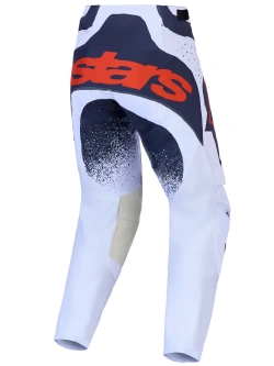 Spodnie cross Alpinestars MX Techstar Swan biało-szaro-czerwone